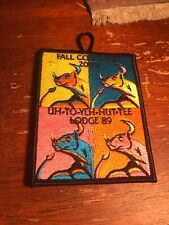 Uh-To-Yeh-Hut-Tee Lodge 2019 Fall Conclave OA Order of the Arrow Warhol 24-113B picture