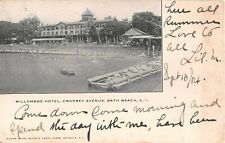 1904 Willomere Hotel Cropsey Ave. Bath Beach Brooklyn NY post card as is picture