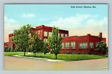 Sikeston MO, High School, Missouri Vintage Postcard picture