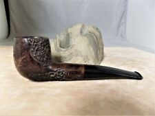 VERY NICE MITCHELL THOMAS SPOT CARVED BILLIARD EUROPEAN BRIAR PIPE NEW UNSMOKED picture