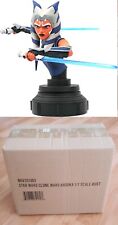 Star Wars Gentle Giant AHSOKA TANO Clone Wars Mini Bust 1:7 Scale in Sealed Box picture