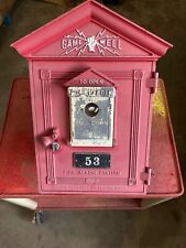 Vintage Gamewell fire call box alarm Gamewell Wall mount #53 picture