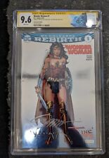 SDCC 2016 WONDER WOMAN #1 REBIRTH CGC 9.6 3X SIGNED JIM LEE, WILLAMS, &SINCLAIR  picture