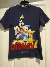 Disney California T Shirt Adult Small Goofy Mickey Distressed  picture