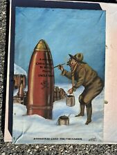World War I Painting Old Bill British Tommy Smoking Pipe 1918 CF Philbrook picture