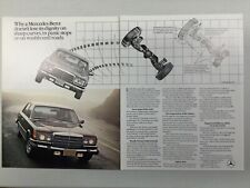 MISC187 Advertisement 1978 ? Mercedes Benz 450 SEL 2 page 2 piece picture