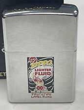 ZIPPO 1998 RARE PROTOTYPE LIGHTER FLUID GRAPHIC LIGHTER UNFIRED IN BOX 192S picture