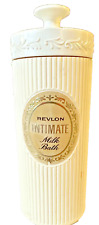 Vintage Revlon INTIMATE Fragrance Milk Bath POWDER 8 OZ. 1960's Rare FULL picture