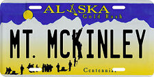 Denali Mount McKinley National Park and Preserve Alaska Gold Rush License Plate picture