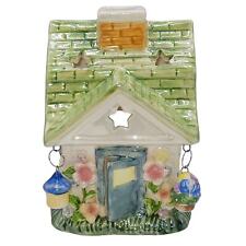 Porcelain Bird House ~ 3D Hanging ornaments ~ votive/tea light ~ EUC picture