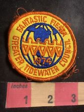 Vtg 1974 Fantastic Fiesta Greater Tidewater Council Girl Scouts Patch C89U picture