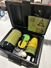 Vintage Empire Kar N Home Coffee Maker Travel Kit Clean Condition Yellow Green picture