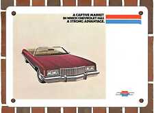 METAL SIGN - 1974 Chevy Caprice Classic Convertible - 10x14 Inches picture