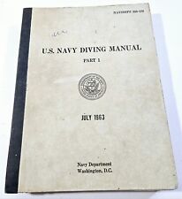 U.S. NAVY DIVING MANUAL - Part 1 - July 1963 picture