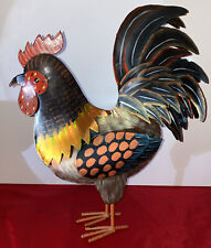 Folk art handmade Gorgeous Metal Rooster picture