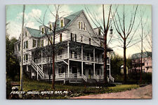 Delaware Water Gap PA Forest House Hotel Inn LITHO-CHROME Germany Postcard picture