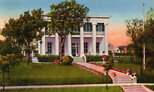 Governor's Mansion, Austin, TX Beautiful Landscaping VINTAGE Postcard picture