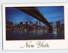 Postcard An evening view of Manhattan New York City New York USA picture