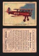 1940 Wings Cigarettes Modern Airplanes Series A B C You Pick Single Trading Card picture