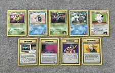 Pokémon Cards Bundle - 9x Rare Non Holo Gym Heroes Set - WOTC TCG picture