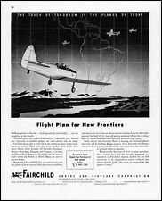 1944 Fairchild Airplane Corporation engines PT-19 vintage art print ad adl76 picture