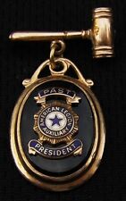 VINTAGE 10K GOLD AMERICAN LEGION AUXILIARY PAST PRESIDENT PIN Veteran picture
