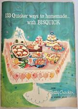 1959 Vintage Betty Crocker General Mills Bisquick 133 Recipe Booklet 7.5x5.5 picture