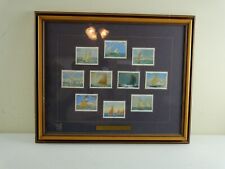 10 Vintage 1938 Racing Yachts Sailboat Theme CIGARETTE TOBACCO CARDS Framed EC picture