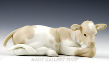 Lladro Figurine CHRISTMAS CHILDREN'S NATIVITY COW CALF ANIMAL #4680 Matte Mint picture