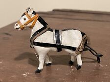 Nice Antique Horse Glass Eyes Hide Covered Germany Putz Christmas Dollhouse picture