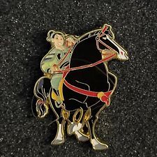 DISNEY PIN AUTHENTIC ROYAL STEED & PRINCESS MULAN RIDING HORSE KHAN PING picture