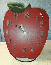 Wooden Apple Wall Clock picture