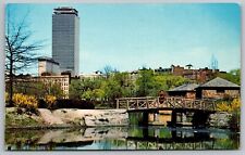Boston Massachusetts Sheraton Hotel Prudential Tower Fenway Park Chrome Postcard picture