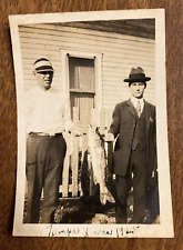VTG 1925 Tampa Florida FL Men Fisherman Holding Large Fish Fashion Photo P3g23 picture