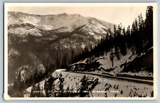 RPPC Vintage Postcard - Crater Mt. from Berthoud Pass Highway Colorado picture