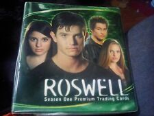 2000 Inkworks WB Roswell TV Show Collectible 90 Trading Card S1 Set + Binder picture