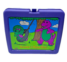 Vintage Barney And Baby Bop Lunch Box  1992 Lyons Group picture
