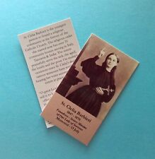 Holy Card Prayer Card YOU  MIGHT HEAR THE 1800S NUNS SING St. Clelia picture