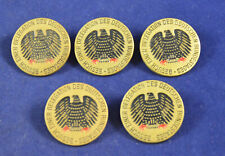 Vintage German Badge Pin Besuch Einer Delegation Des Deutschen Bundestages 5 pcs picture