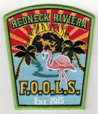 Alabama Fire Dept Redneck Riviera FOOLS Fraternal Order Leatherhead Society Patc picture