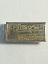 Chicago Rock Island & Pacific Railway Railroad Train Money Clip  picture