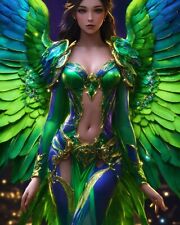 FAIRY ARTISTIC 8X10 COLLECTIBLE FANTASY ART PRINT HIGH QUALITY GLOSSY PHOTO picture
