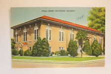 Postcard Public Library Hattiesburg MS W11 picture