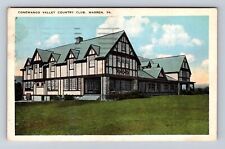 Warren PA-Pennsylvania, Conewango Valley Country Club, Vintage Souvenir Postcard picture
