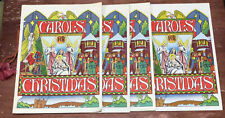 4 Vintage Caroling Books “Carols For Christmas” Paperback Steptoe and Patteson picture