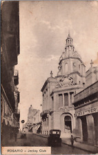 Argentina Rosario Jockey Club Vintage Postcard C115 picture