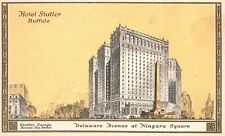 Vintage Postcard 1941 Hotel Statler Buffalo Delaware Ave Niagara Square New York picture