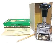 Boorum & Pease Automatic Numbering Machine - Model 188 - Japan - original box  picture