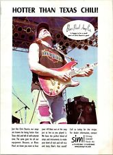 Blues Pearl Amp Co  Original Vintage Print Ad Small part of Chris Duarte's Gear picture