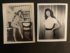 Two Lot- Betty Paige 4 X 5 Photo Nude Vintage￼ picture